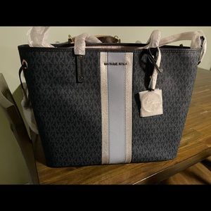 Michael Kors Large Jet Set Tote Admiral Blue